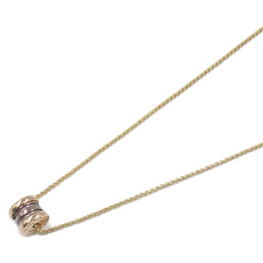 BVLGARI B-zero 1 Necklace Bronze Ceramic 18KPG Pink Rose Gold Used women