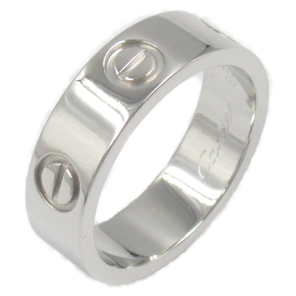 CARTIER Love ring #5.75 US size Pt950 Platinum Silver Used