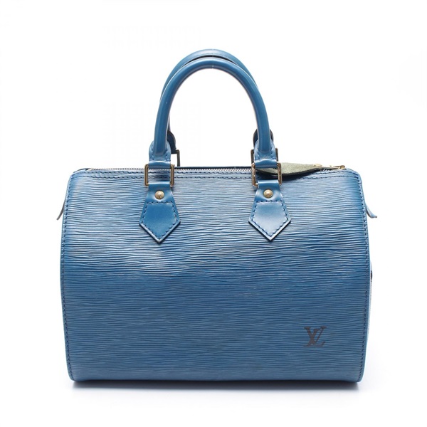 LOUIS VUITTON Speedy 25 Handbag M43015 Epi leather Toledo Blue Used Women LV