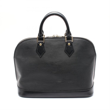 LOUIS VUITTON Alma Handbag M52142 Epi leather Black Used Women LV