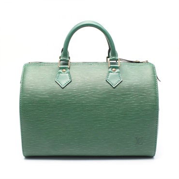 LOUIS VUITTON Speedy 30 Handbag M43004 Epi leather Borneo Green Used Women LV