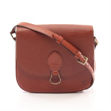 LOUIS VUITTON Saint Cloud Shoulder Bag M52193 Epi leather Kenyan Fawn Used Women