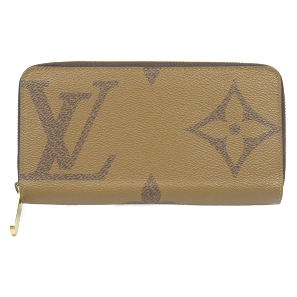 LOUIS VUITTON Zippy Around long wallet M69353 Monogram Giant Reverse canvas used