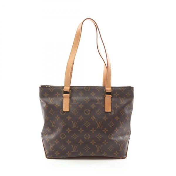 LOUIS VUITTON Cabas Piano Shoulder Bag M51148 Monogram canvas Brown Used Women