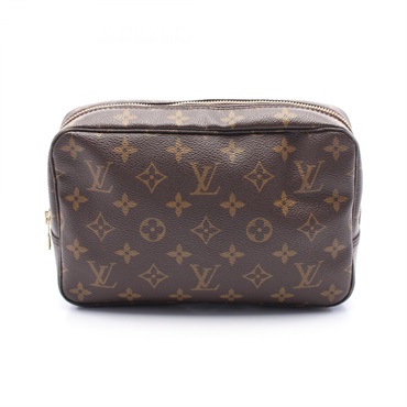 LOUIS VUITTON Trousse Toilette 23 Pouch bag M47524 Monogram canvas Brown Used LV