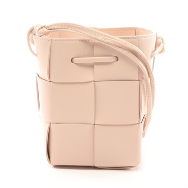 BOTTEGA VENETA Cassette Mini Crossbody Bucket Shoulder Bag 680217VCQC46917 lotus