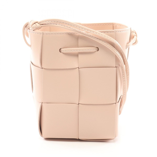 BOTTEGA VENETA Cassette Mini Crossbody Bucket Shoulder Bag 680217VCQC46917 lotus