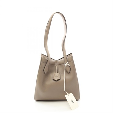 FENDI ORIGAMI MEDIUM Tote Bag 8BH414APZAF11WS leather Beige NEW Women