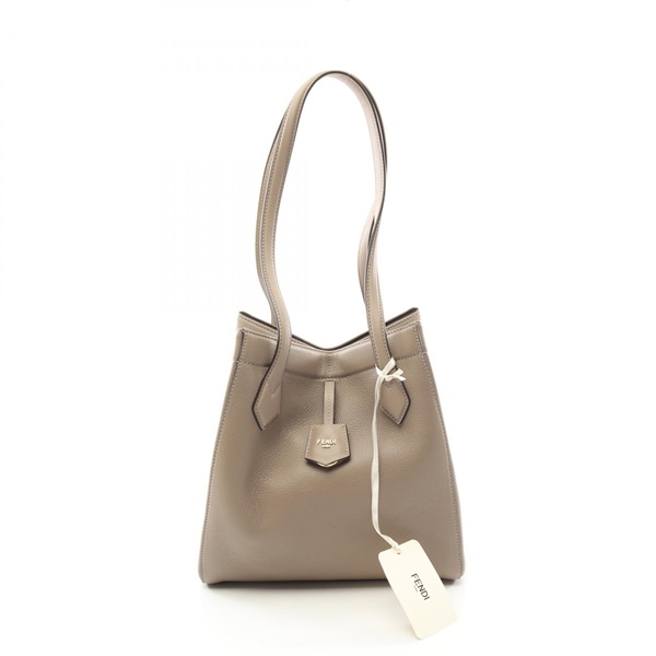 FENDI ORIGAMI MEDIUM Tote Bag 8BH414APZAF11WS leather Beige NEW Women