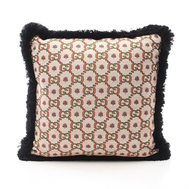 GUCCI GUCCI100 CENTENNIAL GG FLOWER JACQUARD CUSHION 696787ZAJE38003 silk