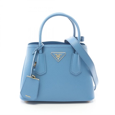 PRADA SAFFIANO CUIR 2way Hand shoulder crossbody bag 1BG4432A4AF0V98 Blue