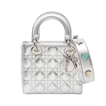 Dior Lady Dior Small 2way Shoulder Handbag leather Used Women SHW crossbody