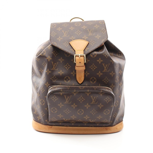 LOUIS VUITTON Montsouris GM Backpack bag M51135 Monogram canvas Used Women LV