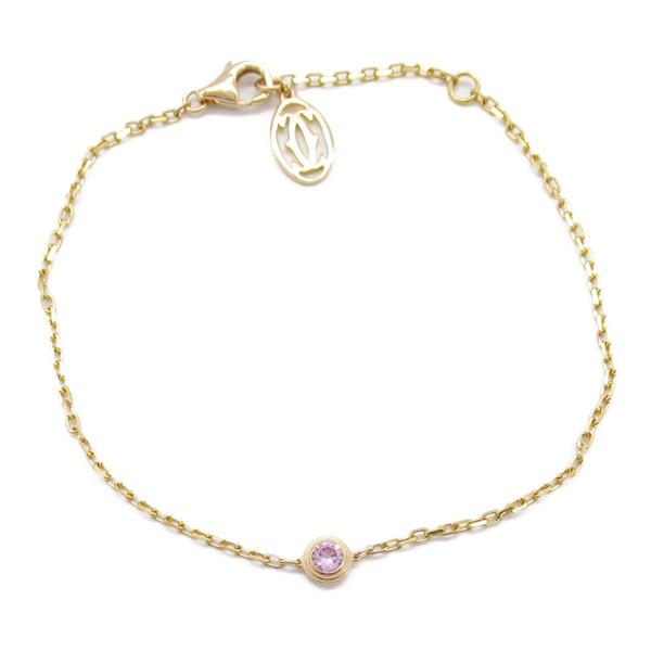 CARTIER D'amour Bracelet Pink Sapphire 18KPG Pink Rose Gold Used Women