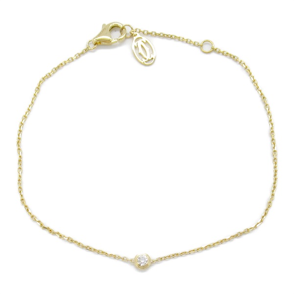CARTIER D'Amour Bracelet XS 18KYG Yellow Gold Diamond Used Women