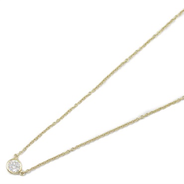 TIFFANY＆CO By the Yard Necklace Diamond 18KYG Yellow Gold Used women Pendant