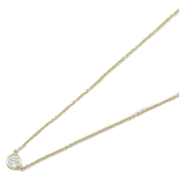 TIFFANY＆CO By the Yard Necklace Diamond 18KYG Yellow Gold Used women Pendant