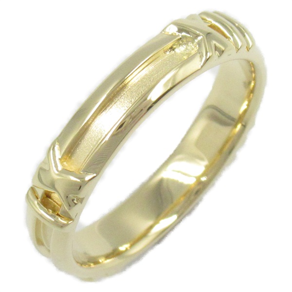 TIFFANY＆CO Atlas Numeric Ring 18KYG Yellow Gold Used unisex US size 8