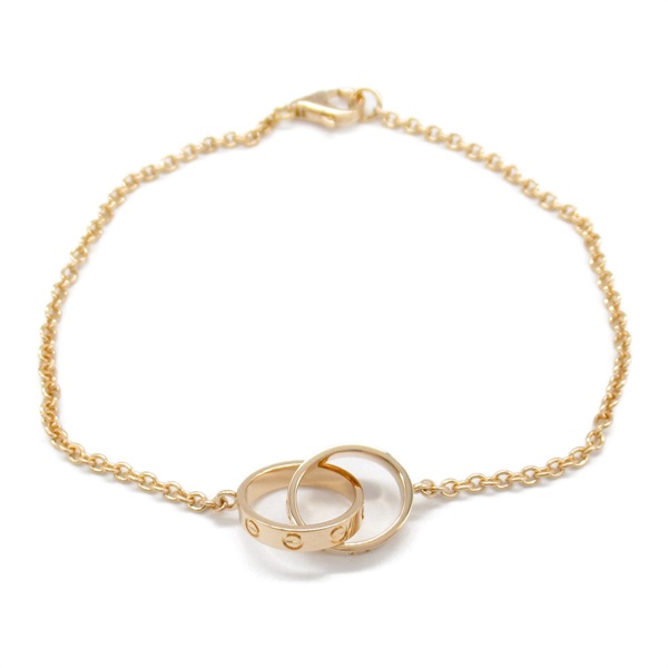 CARTIER Baby love Bracelet 18KPG Pink Rose Gold Used Women