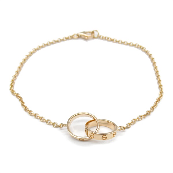 CARTIER Baby love Bracelet 18KPG Pink Rose Gold Used Women