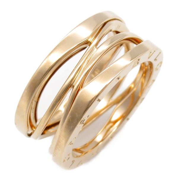 BVLGARI B-zero1 Legend Ring 18KPG Pink Rose Gold Used unisex US size 7.5 #56