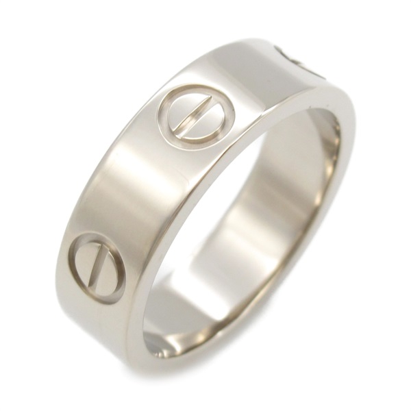 CARTIER Love Ring 18KWG White Gold Used unisex US size 5.5 #51