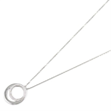 CARTIER Ethancel Diamond Necklace Pendant 18KWG White Gold Used women