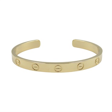CARTIER Open Love Bracelet 18KYG Yellow Gold Used Women #16