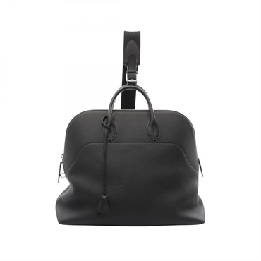 HERMES Bolide A Dos Backpack 085418CK Togo leather Black Used unisex W SHW