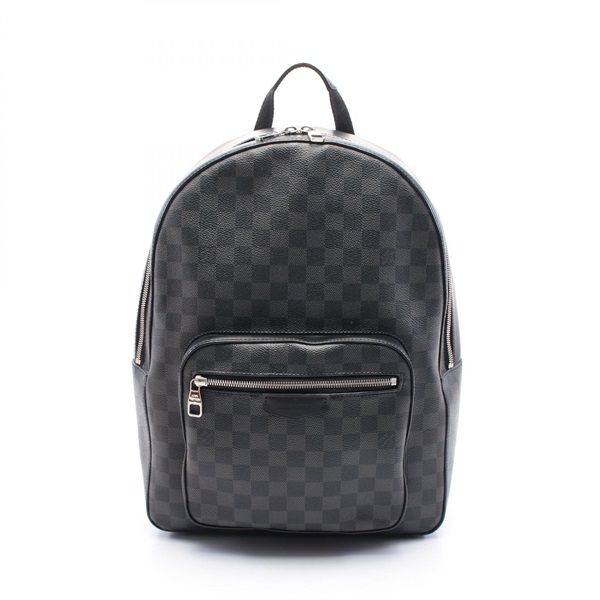 LOUIS VUITTON Josh Rucksack Backpack N41473 Damier graphite canvas Black Used LV
