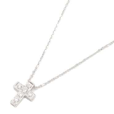Van Cleef & Arpels Cloiture Diamond Necklace Pendant 18KWG White Gold Used women