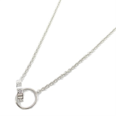 CARTIER Baby Love Necklace Pendant 18KWG White Gold Used unisex