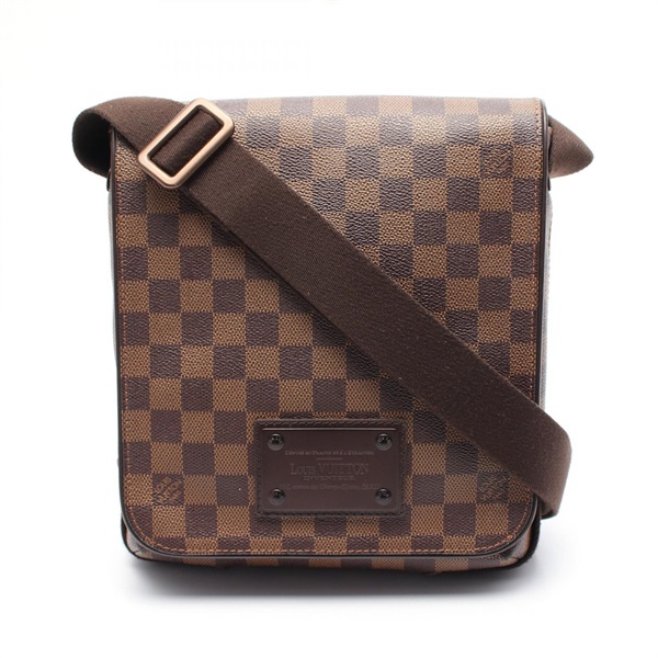 LOUIS VUITTON Brooklyn PM Shoulder crossbody Bag N51210 Damier leather Ebene