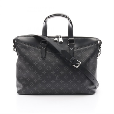 LOUIS VUITTON Briefcase Explorer Business bag M40566 Monogram eclipse Black Used