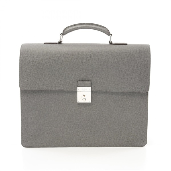 LOUIS VUITTON Neo Robusto 3 Briefcase M32621 Taiga leather Gray Gracie Used mens