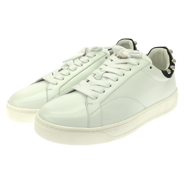 LANVIN sneakers shoes #43 FMSKDK0ASTUDH2300M2 leather White NEW mens