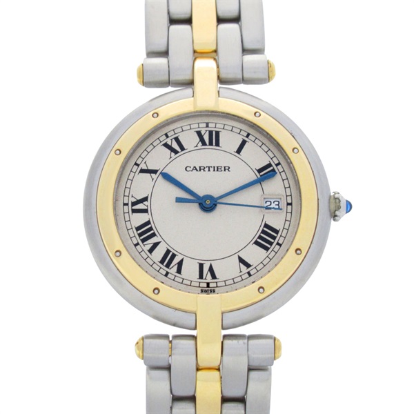 CARTIER PANTHERE Vendome LM Wrist Watch 183964 Quartz 18KYG Gold SS Used Women