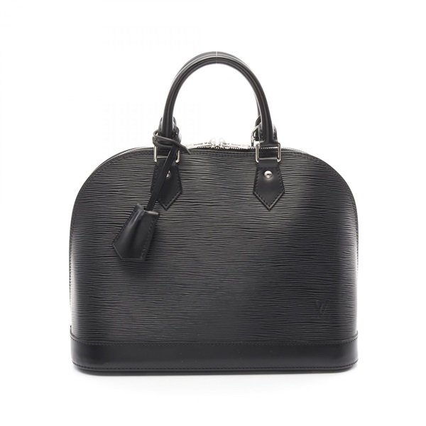 LOUIS VUITTON Alma PM zip Hand bag M40302 Epi leather Noir Used LV