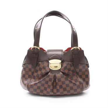 LOUIS VUITTON Sistina PM Hand shoulder bag N41542 Damier leather Ebene Used LV