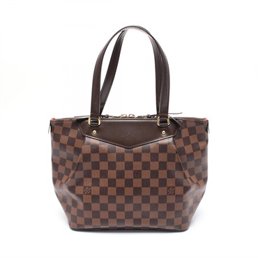 LOUIS VUITTON Westminster PM Tote shoulder Bag N41102 Damier leather ebene LV