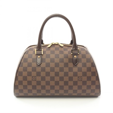 LOUIS VUITTON Rivera MM Handbag N41434 Damier canvas Brown Ebene Used Women LV