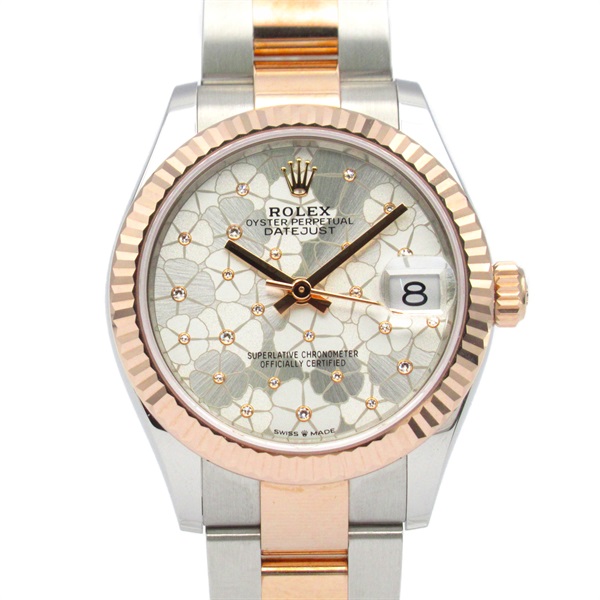 ROLEX Datejust Random Wrist Watch 278271 Automatic 18KPG Gold SS Used mens
