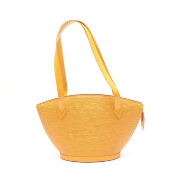 LOUIS VUITTON Saint Jacque shopping Shoulder Bag M52269 Epi leather Yellow Used