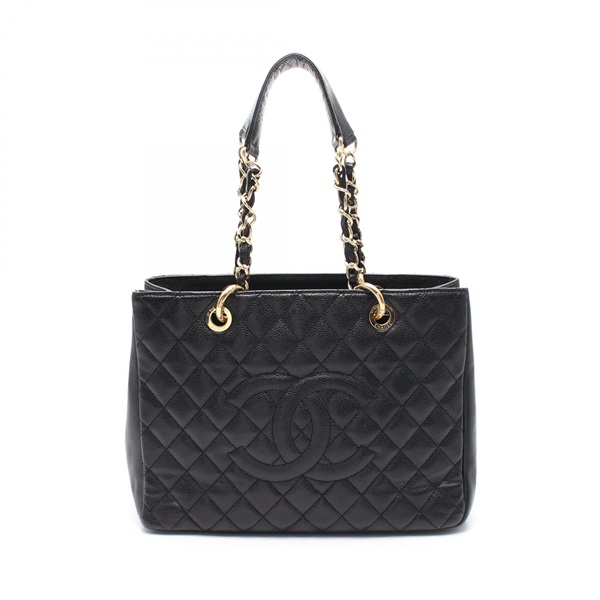 CHANEL Matelasse Grand Shopping GST Tote chian shoulder Bag A50995 leather GHW B