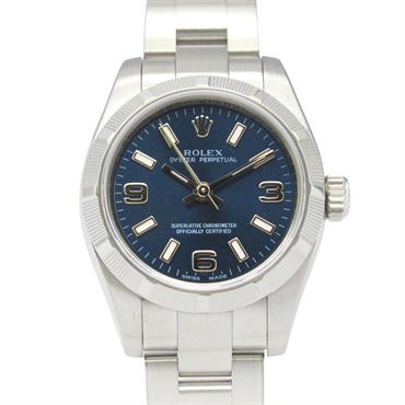 ROLEX Oyster Perpetual M Wrist Watch 176210 Automatic Stainless Steel Used Women