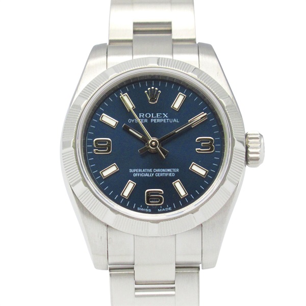 ROLEX Oyster Perpetual M Wrist Watch 176210 Automatic Stainless Steel Used Women