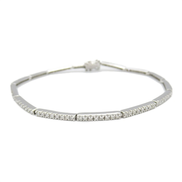 JEWELRY Diamond Bracelet 18KWG White Gold Used Women