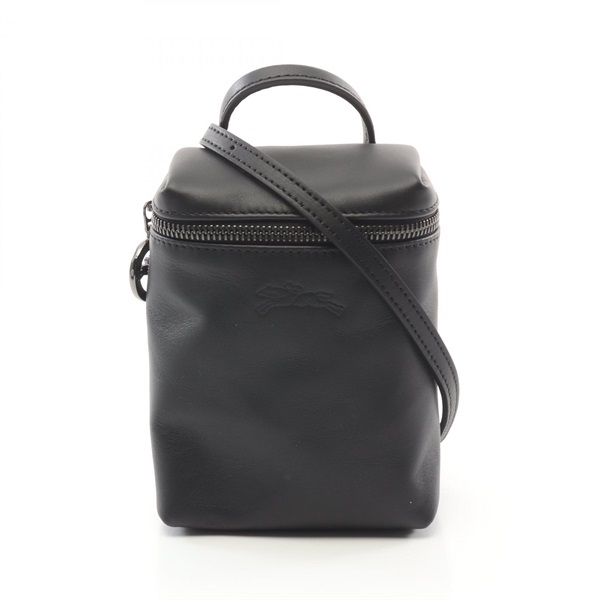 Longchamp Le Pliage Extra XS Crossbody Shoulder Bag 1028598 leather Black NEW