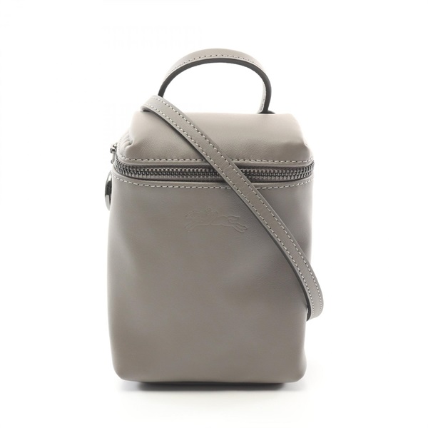 Longchamp Le Pliage Extra XS Crossbody Shoulder Bag 10285987P55 leather Gray NEW
