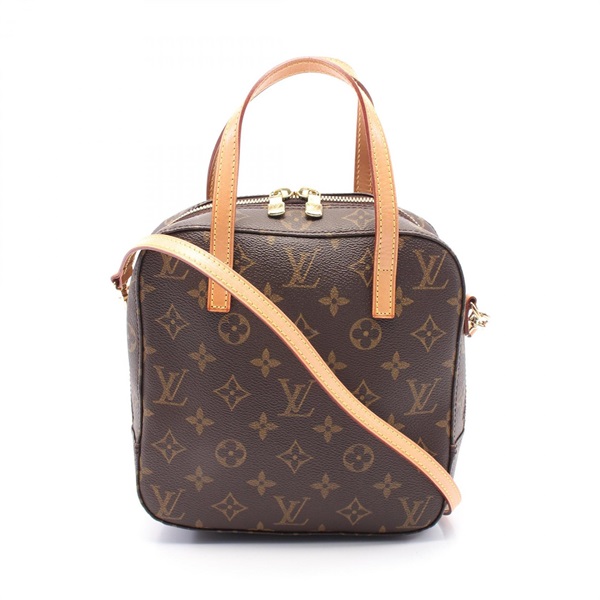 LOUIS VUITTON Spontini Monogram Handbag M47500 PVC Used Women